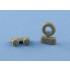 1/32 Wheels and Weighted Tyres for Messerschmitt Bf.109 E-4, E-7 ("Continental" Tyres)