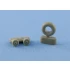 1/32 Wheels and Weighted Tyres for Messerschmitt Bf.109 E-4, E-7 ("Continental" Tyres)