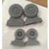 1/32 F-18 E/F Super Hornet Wheels - Light Series