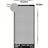 Engraved Plate for Making Anti-slip Surfaces in various scales (45mm x 90mm) type 5
