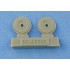 1/48 Wheels & Weighted Tyres for Messerschmitt Bf.109 B.C.E early ("Metzeler" tyres)