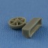 1/48 Wheels & Weighted Tyres for Messerschmitt Bf.109 F-2, F-4, G-2 ("Continental" tyres)