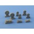 1/48 F/A-18 E/F Super Hornet Wheels Set (No Mask Series)