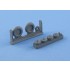 1/48 WWII Soviet Lavochkin La-5/F/FN Fighter Wheels Set (No Mask Series)