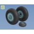 1/48 WWII Soviet Lavochkin La-5/F/FN Fighter Wheels Set (No Mask Series)