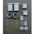 1/48 Su-27 Flanker Exhaust Nozzles for Hobby Boss kits
