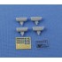 1/72 Soviet PBP-1A Gunsights (x4) for WWII YaK-1, YaK-3, Lagg-3, La-5, MiG-3, Pe-2, Tu-2