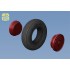 1/72 Soviet Yak-52 Main and Tail Wheels Set (No Mask Series)