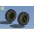 1/72 Topol SS-25 Wheels and Tyre Set - Main Hub Late Type 2 for Armory and Zvezda kit