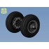 1/72 Bell V-22 Osprey Wheels Set (No Mask Series)