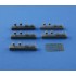 1/350 IJN 110cm Searchlights (10pcs, Resin+PE+Film)
