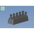 1/350 IJN 30cm Deck Lamps (10pcs, Resin)