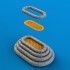 1/350 WWII US Navy Life Rafts (50pcs, Resin+PE)