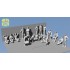 1/350 WWII Royal Navy Figures In Working Positions Set 2