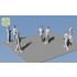 1/350 WWII Royal Navy Figures In Working Positions Set 2