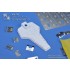 Non-scale Scribing Templates 143 for Gunpla