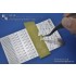 Non-scale Covering Tape Cutting Template (Triangle) for Gunpla