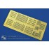 1/700 WWII IJN Warship Nameplates (1 Photo-Etched Sheet)