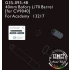 1/35 40mm Bofors L/70 Barrel (for CV9040) for Academy kit #13217