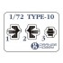 1/72 Type 10 Main Battle Tank 120mm Barrel for Fujimi kits