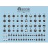 1/32 Soviet Early Jets Cockpit Instrument Dial Decals