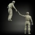 1/35 British RAC North Africa Loading 2pdr Ammo Soldiers set (2 figures)