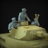 1/35 DAK Turret Figures set for Pz III & Pz IV Tanks (3 figures)