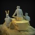 1/35 DAK Turret Figures set for Pz III & Pz IV Tanks (3 figures)