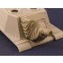 1/35 Soviet JSU-122/152 Mantlet with Canvas Cover for Dragon kit