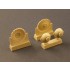 1/35 Drive Wheels with Transmission for German Panzer II Tank