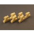 1/35 Burn out Return Rollers for WWII Soviet KV-I/II Tanks (6pcs)