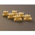 1/35 Burn out Return Rollers for WWII Soviet KV-I/II Tanks (6pcs)