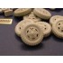 1/35 Road Wheels for SdKfz 231/232 8 Rad (with spare) (8pcs)