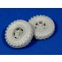 1/35 Road Wheels for SdKfz.9 "FAMO" (British Cross Country Tyres) (2pcs)