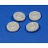 1/35 Road Wheels with Chains for VW Kubelwagen (4pcs)