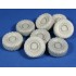 1/35 Wheels for ASLAV-25 Armored Reconnaissance Vehicle