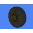 1/35 WWII Bedford QLC Road Wheels (Avon, 4pcs)