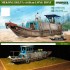 1/35 Mekong Long Boat (30cm), Figures and Resin Water Base