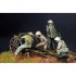 1/35 Vietminh Mountain Gun Team (4 figures + 1 Type 41 75mm gun)