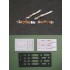 1/32 WWII Japan Fighter Cockpit Seat Belt Set for 2 Planes (Craft Laser-cut Paper kit)