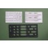 1/32 WWII Japan Fighter Cockpit Seat Belt Set for 2 Planes (Craft Laser-cut Paper kit)