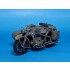 1/35 German KS600 Motorcycle and Sidecar Detail Parts Set for Tamiya #35384