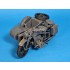 1/35 German KS600 Motorcycle and Sidecar Detail Parts Set for Tamiya #35384
