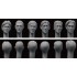 1/35 WWII German Soldier Head Set (6pcs)