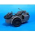 1/35 German KS600 Motorcycle and Sidecar 3D Parts Set  for Tamiya #35384