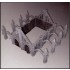 (28mm) Small Gothic City Building Set #1 (10 Wall Sections, Roof Line and 8 Arches)