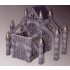 (28mm) Small Gothic City Building Set #2 (12 Wall Sections, Roof Line and 4 Arches)