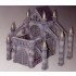 (28mm) Small Gothic City Building Set #2 (12 Wall Sections, Roof Line and 4 Arches)