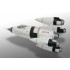 1/72 Apollo 27 Rocket Set (1 Rocket, 10" Tall)