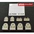 1/72 Fairchild C-119 Flying Boxcar Wheels Early Version
